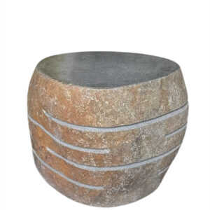 Natural stone stool garden lapm- handmade in Indonesia Art. No. SL00052
