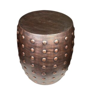 Copper side table or stool, handmade Art. No. DT00042