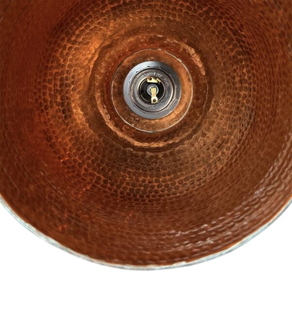 Copper lampshade with patina- handmade Art. No. CL00072