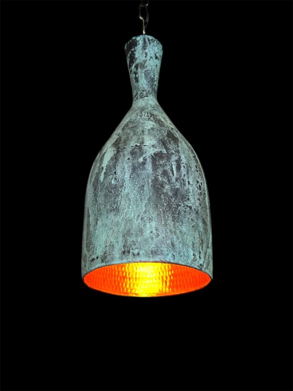 Copper lampshade with patina- handmade Art. No. CL00072