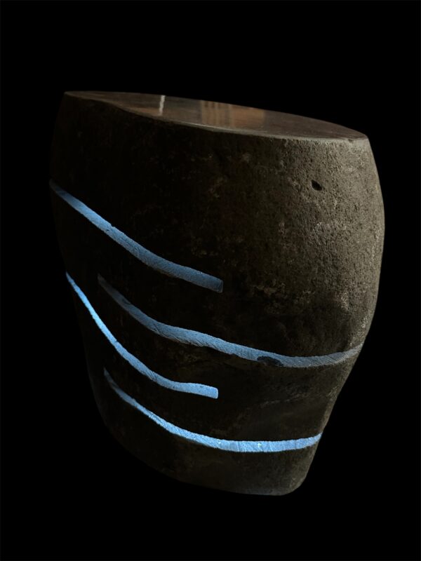 Natural stone stool lapm- handmade in Indonesia Art. No. SL00091