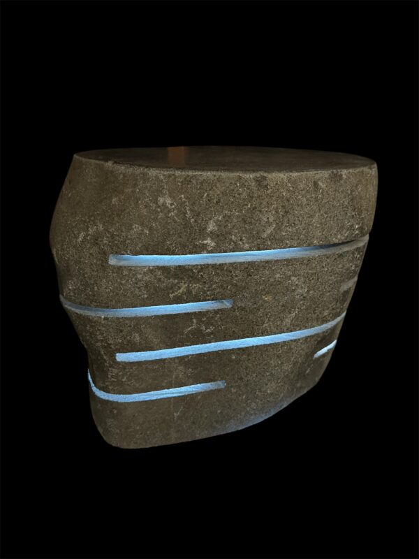 Natural stone stool lapm- handmade in Indonesia Art. No. SL00091