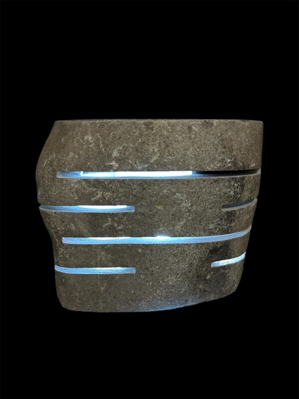 Natural stone stool lapm- handmade in Indonesia Art. No. SL00091