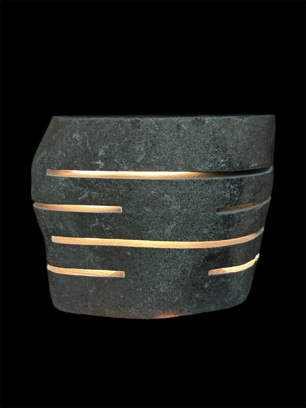 Natural stone stool lapm- handmade in Indonesia Art. No. SL00091