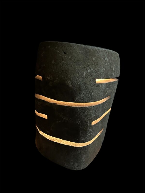 Natural stone stool lapm- handmade in Indonesia Art. No. SL00091