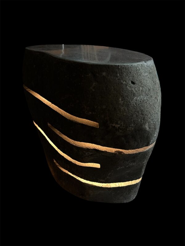 Natural stone stool lapm- handmade in Indonesia Art. No. SL00091