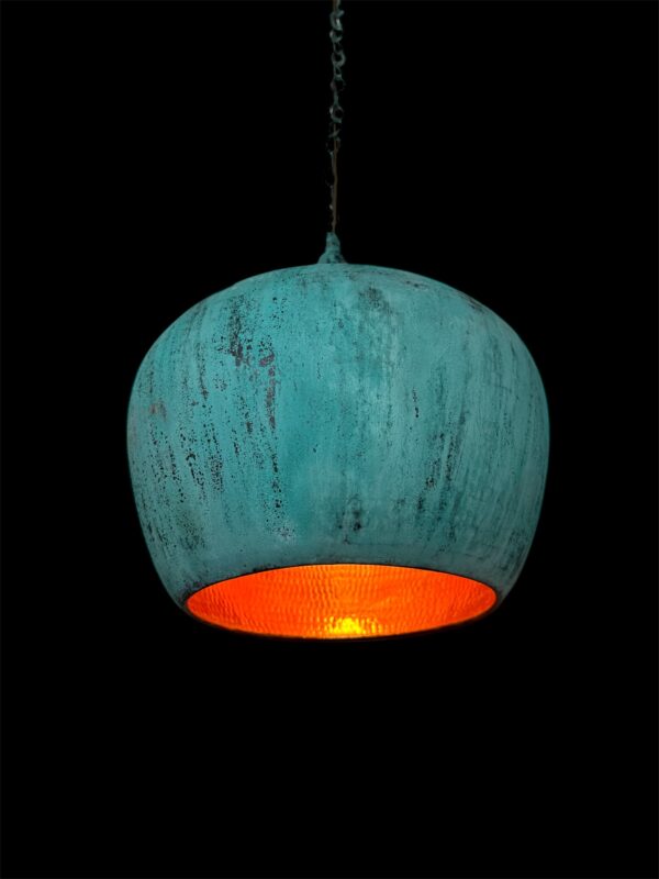 Copper lampshade with patina- handmade Art. No. CL 00107