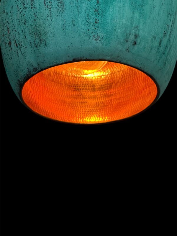 Copper lampshade with patina- handmade Art. No. CL 00107