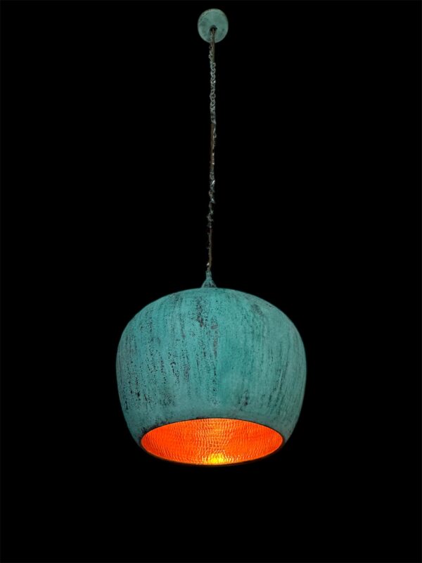 Copper lampshade with patina- handmade Art. No. CL 00107