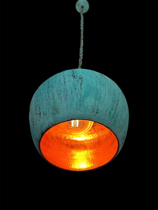 Copper lampshade with patina- handmade Art. No. CL 00107
