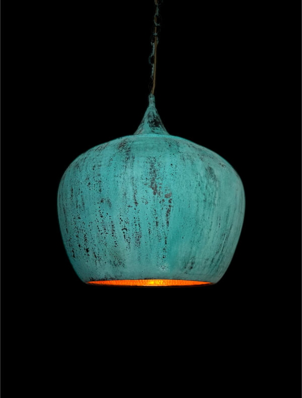 Copper lampshade with patina- handmade Art. No. CL 00107