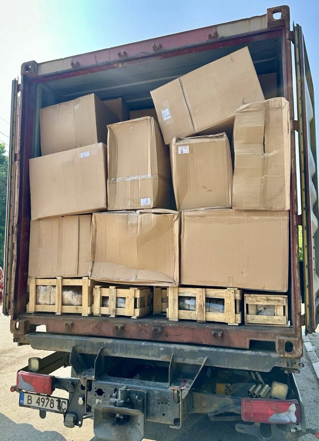 Descărcarea ultimului container