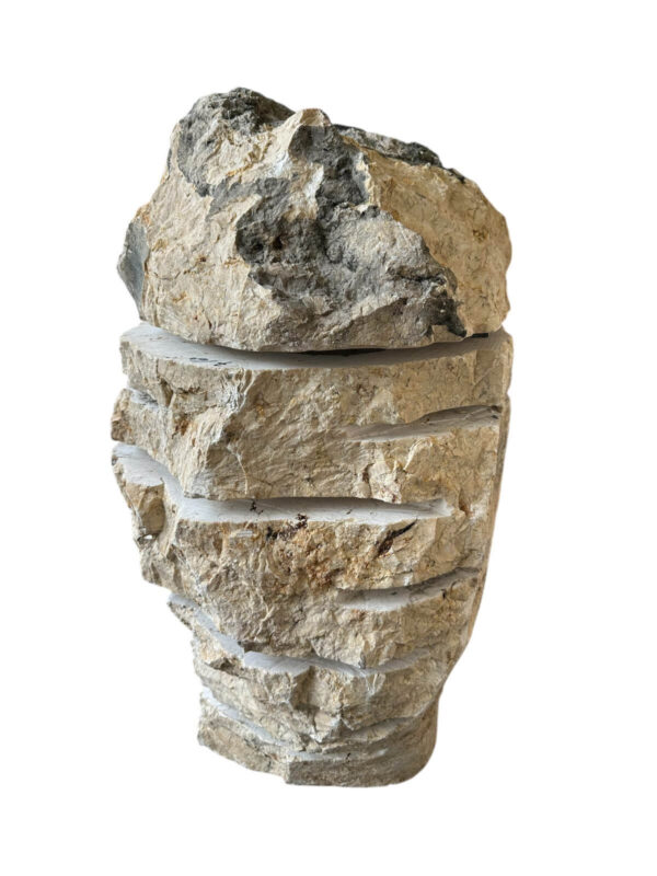 Raw marble garden lamp-handmade in Indonesia Art. No. MGL00141