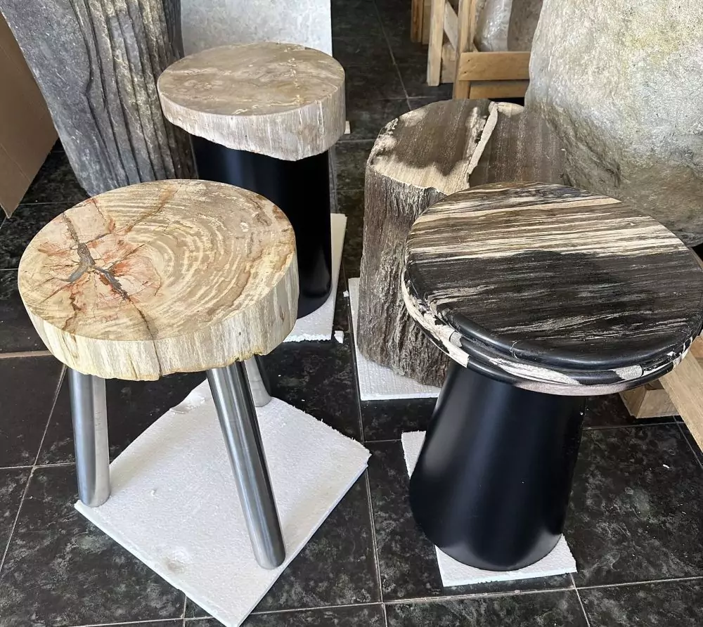 Масичка от вкаменено дърво