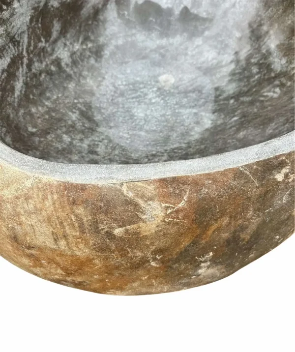 Premium river stone flower pot Art. № FP00233