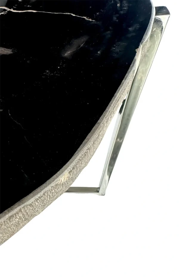 Set of three petrified wood accent tables Art. No. DT00222