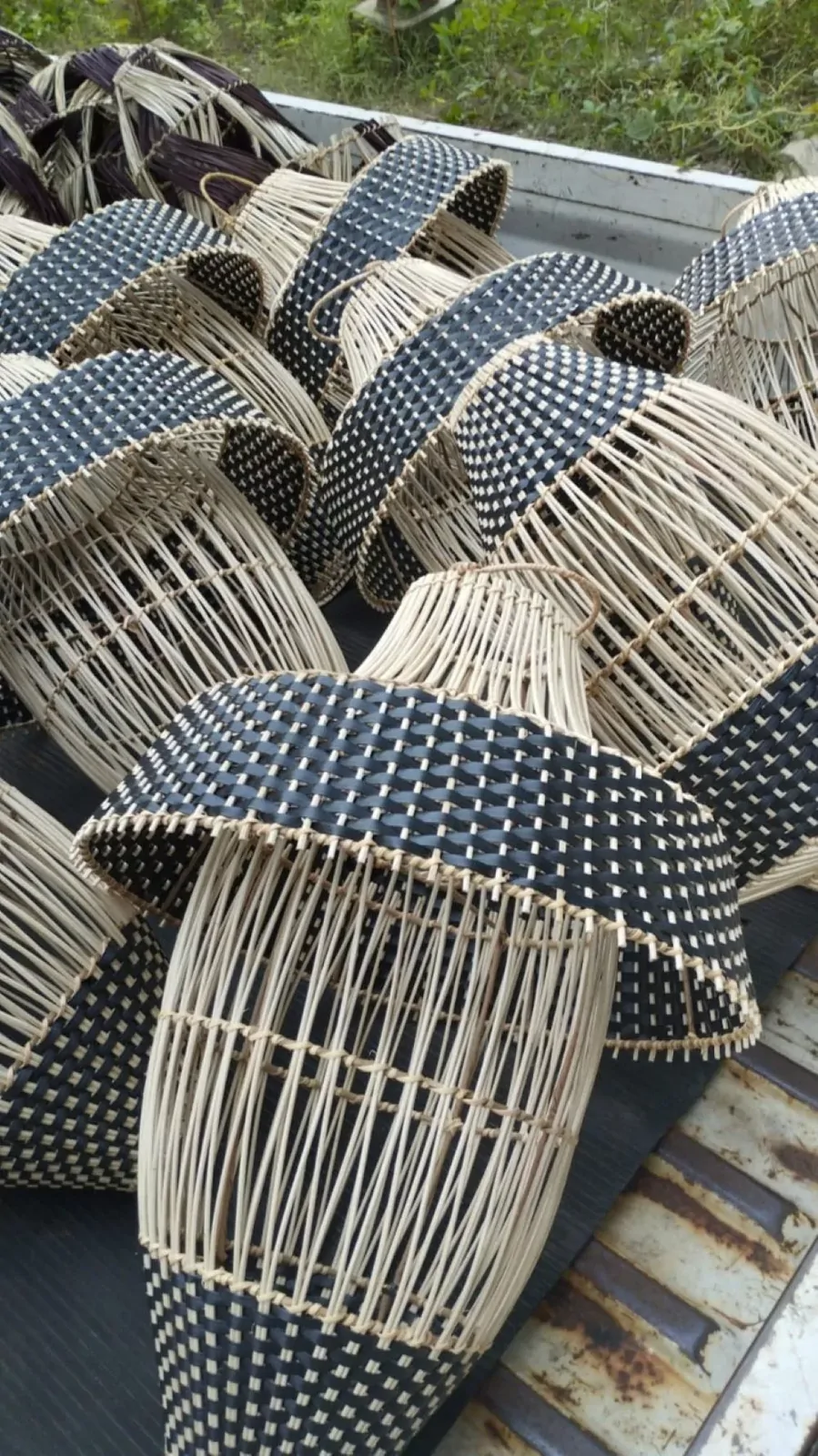 Hanging lampshades