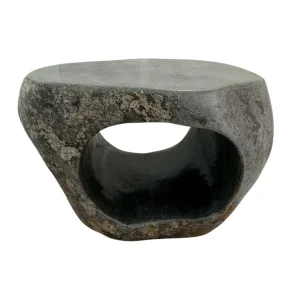 Modern coffee table from river stone