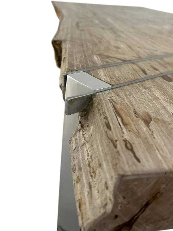 Premium petrified wood dining table – unique natural design Art. No. DNT00312