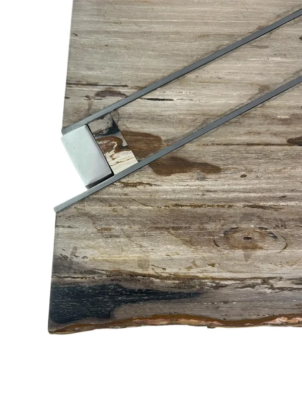 Premium petrified wood dining table – unique natural design Art. No. DNT00312
