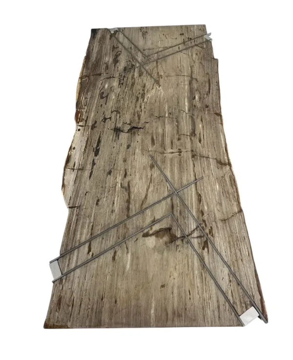 Premium petrified wood dining table – unique natural design Art. No. DNT00312