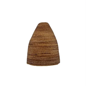 Handcrafted natural boho hanging ceiling lamp