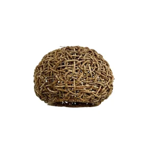 Handcrafted natural boho hanging ceiling lamp