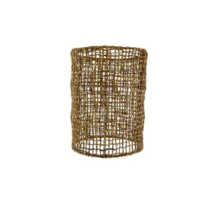 Handcrafted natural boho hanging ceiling lamp