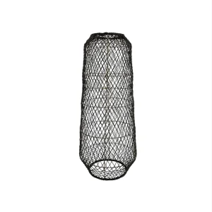 Handcrafted natural boho hanging ceiling lamp
