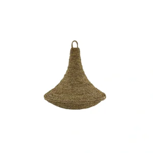 Handcrafted natural boho hanging ceiling lamp