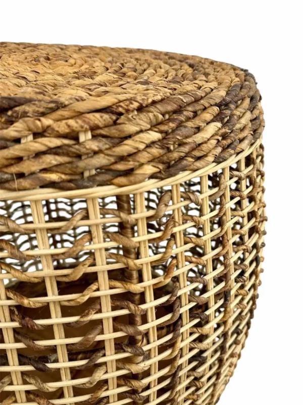 Natural Fiber Accent Stool-Handmade Art.No. STBAN-AS00413
