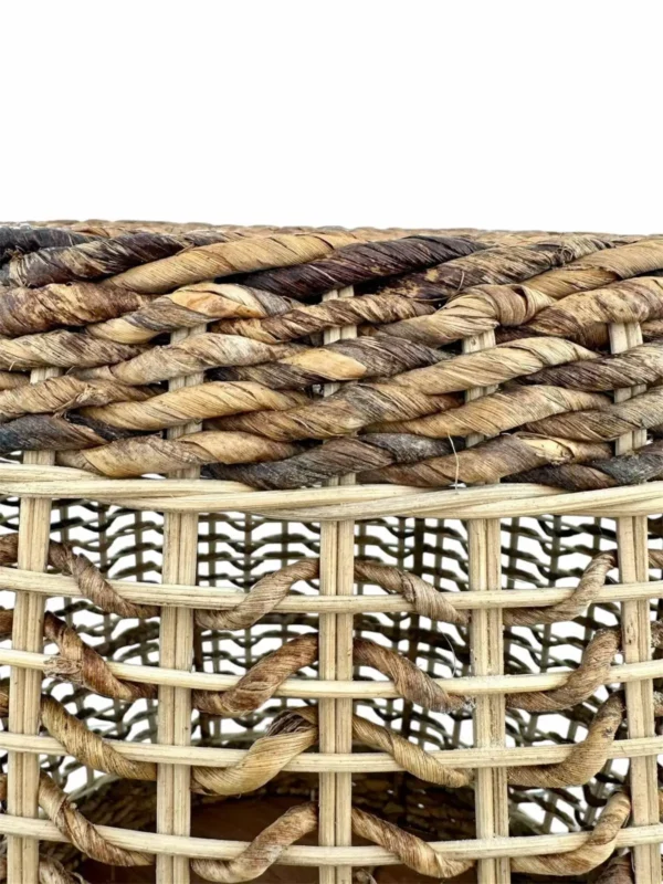 Natural Fiber Accent Stool-Handmade Art.No. STBAN-AS00413