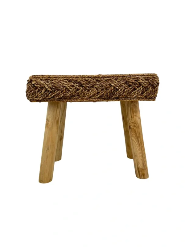 Natural Fiber Accent Stool-Handmade Art.No. STBAN-AS00416