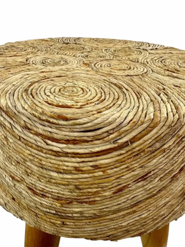 Natural Fiber Accent Stool-Handmade Art.No. STBAN-AS00430