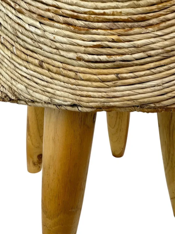 Natural Fiber Accent Stool-Handmade Art.No. STBAN-AS00430