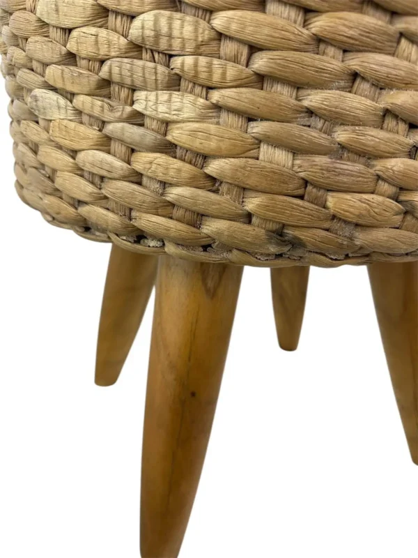 Natural Fiber Accent Stool-Handmade Art.No. STEN-AS00429