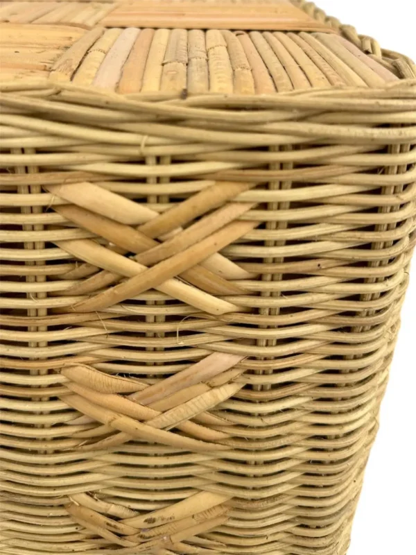 Natural Fiber Accent Stool-Handmade Art.No. STROT-AS00417