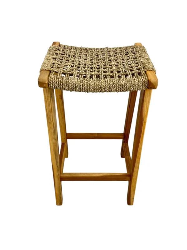Natural Fiber Accent Stool-Handmade Art.No. STSEA-AS00419