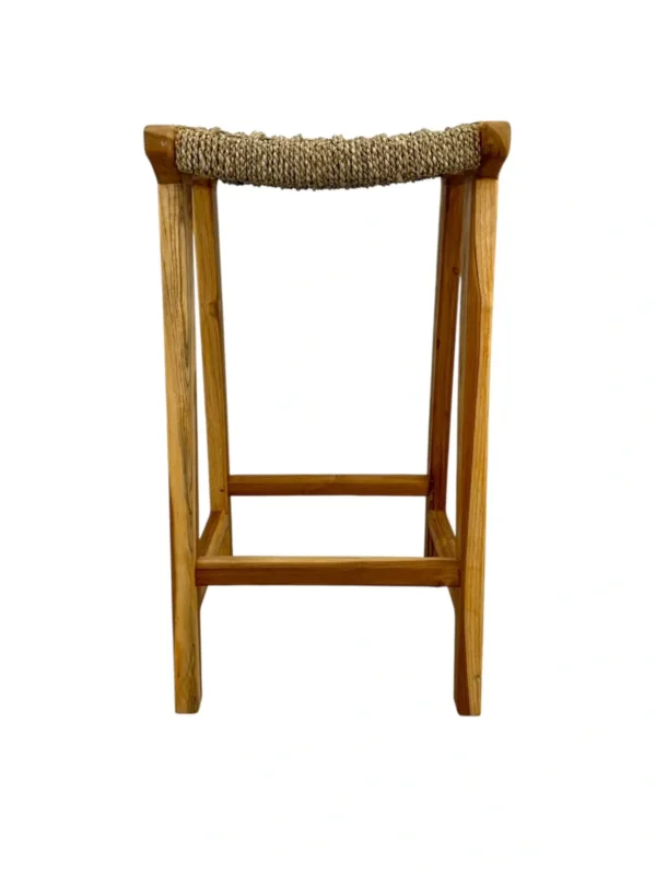Natural Fiber Accent Stool-Handmade Art.No. STSEA-AS00419