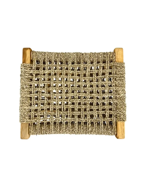 Natural Fiber Accent Stool-Handmade Art.No. STSEA-AS00419