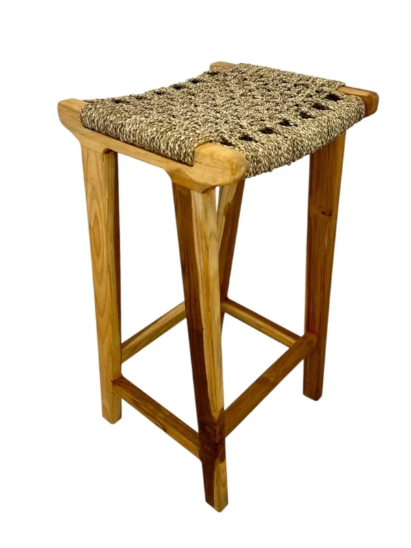 Natural Fiber Accent Stool-Handmade Art.No. STSEA-AS00419