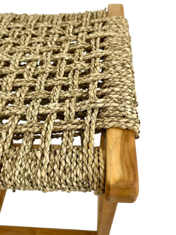 Natural Fiber Accent Stool-Handmade Art.No. STSEA-AS00419