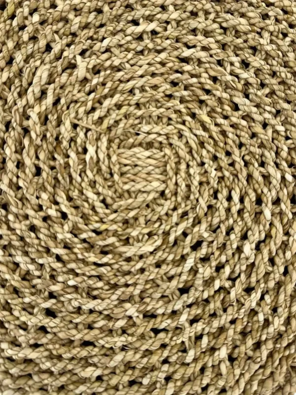 Natural Fiber Accent Stool-Handmade Art.No. STSIN-AS00415