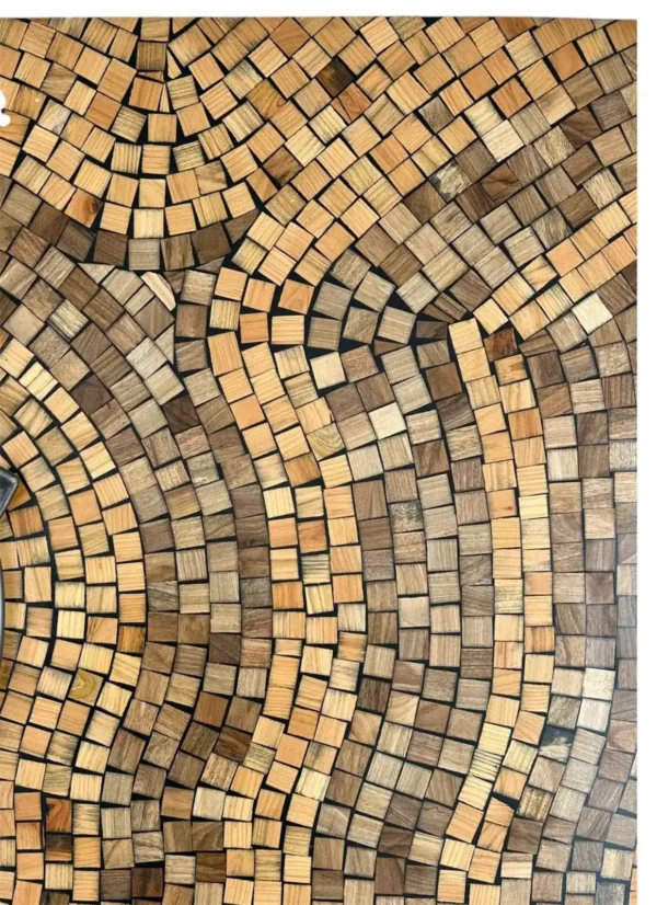 Wooden Mosaic Wardrobe Doors – Handmade Artistic Custom Cabinet Doors Art. No.CHWD00431