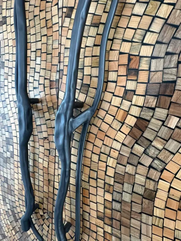 Wooden Mosaic Wardrobe Doors – Handmade Artistic Custom Cabinet Doors Art. No.CHWD00431