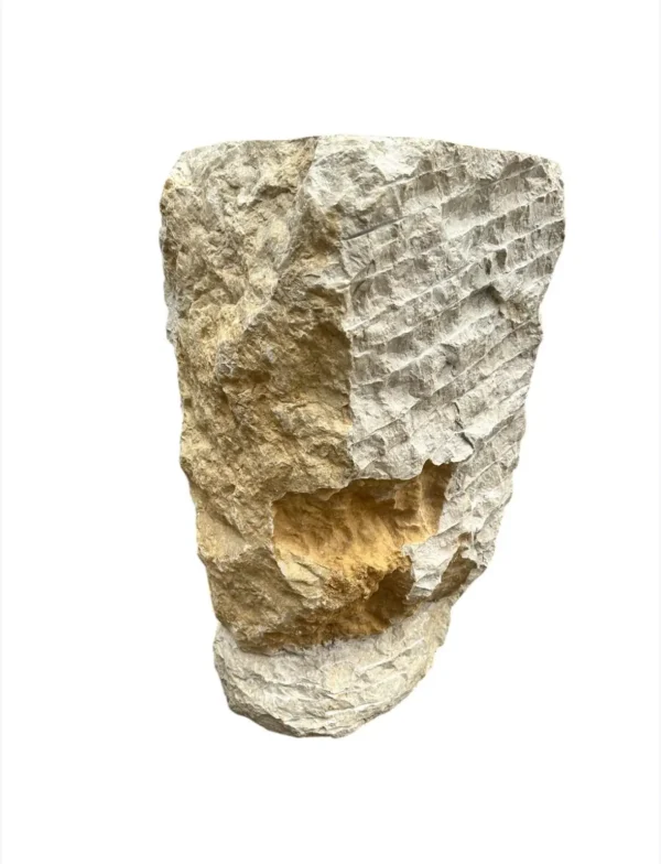 Marble Pedestal Sink – Handmade Natural Stone Bathroom Sink | Art. No. MPS00465