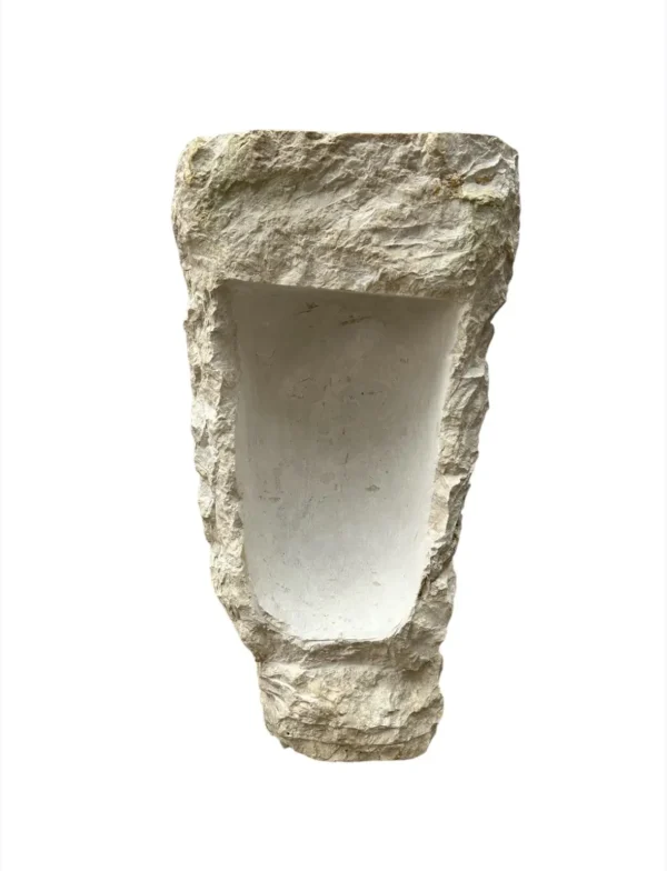 Marble Pedestal Sink – Handmade Natural Stone Bathroom Sink | Art. No. MPS00465