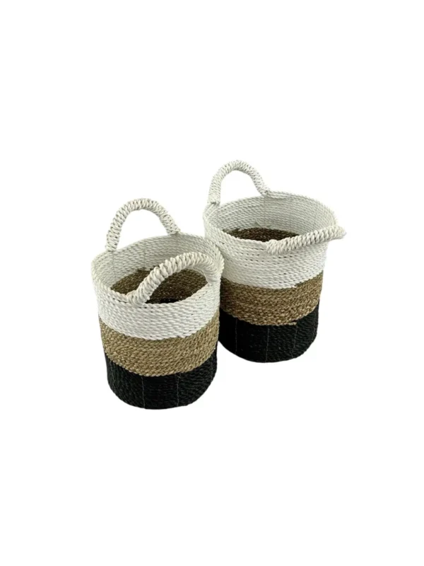 Handwoven Natural Fiber Basket Set Art. No. NMA-00436