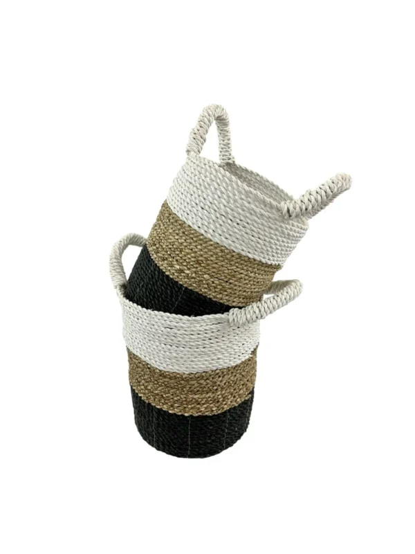 Handwoven Natural Fiber Basket Set Art. No. NMA-00436