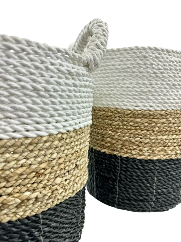 Handwoven Natural Fiber Basket Set Art. No. NMA-00436